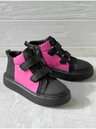 Ортопедичні черевики 3brooo ASH Black Pink 022-1-08