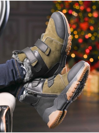 Ортопедичні зимові черевики 3brooo ASPEN Khaki Black  061-1-01