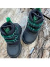Ботинки Minimen 12GREEN  Черный с зеленым