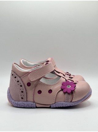 Ортопедические туфли для девочки Perlina 65fialka розовые