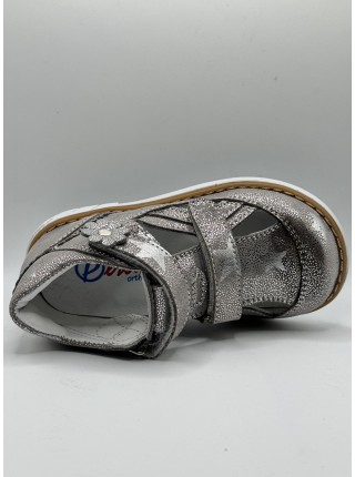 Ортопедичні туфлі для дівчинки Perlina 58SEREBROLIP срібні