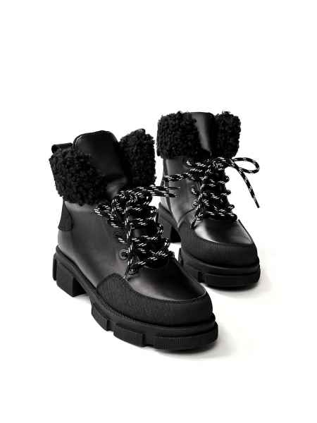  Зимові черевики для дівчат Evie MANCHESTER WINTER BLACK