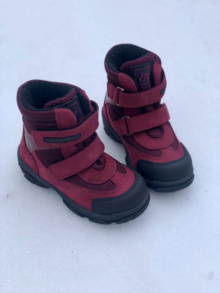 Черевики Minimen12VISHNYA Вишневий