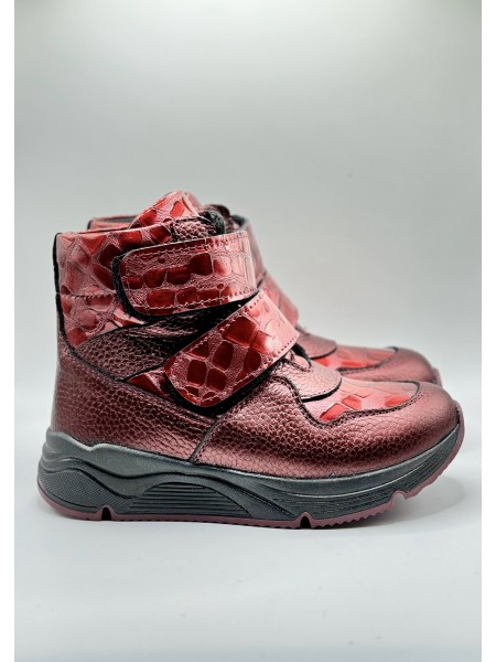 Дитячі ортопедичні черевики Perlina  107red  червоний