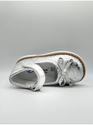 Ортопедичні туфлі для дівчинки Perlina 58SEREBRO срібні