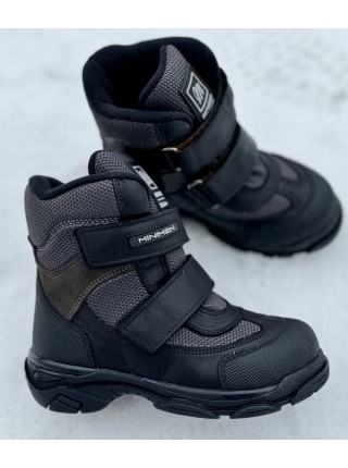 Зимові ортопедичні черевики Minimen 15black22 чорний
