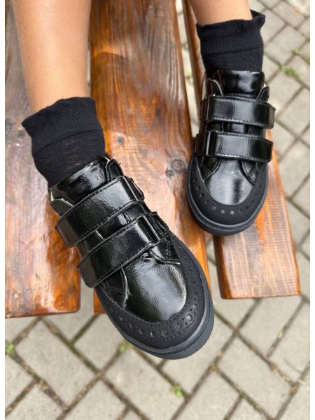 Ортопедические кеды для девочки Woopy 28black